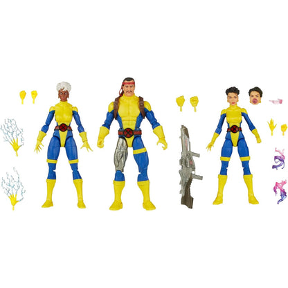 The Uncanny X-Men 60th Anniversary Forge, Storm, & Jubilee Action Figure 3-Pack - Hasbro - Marvel Legends