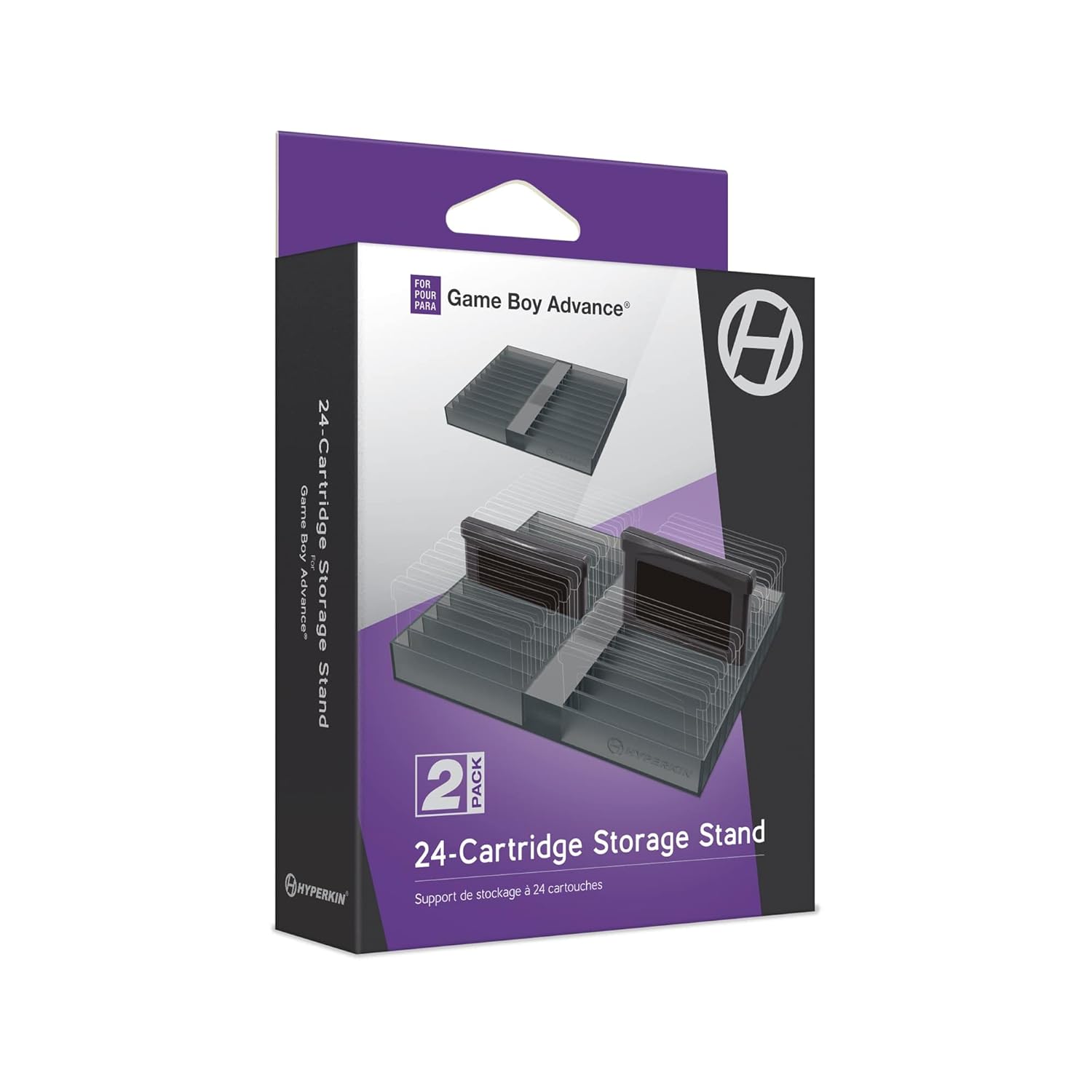 24-Cartridge Storage Stand / Organizer 2-Pack - Game Boy Advance GBA - Hyperkin