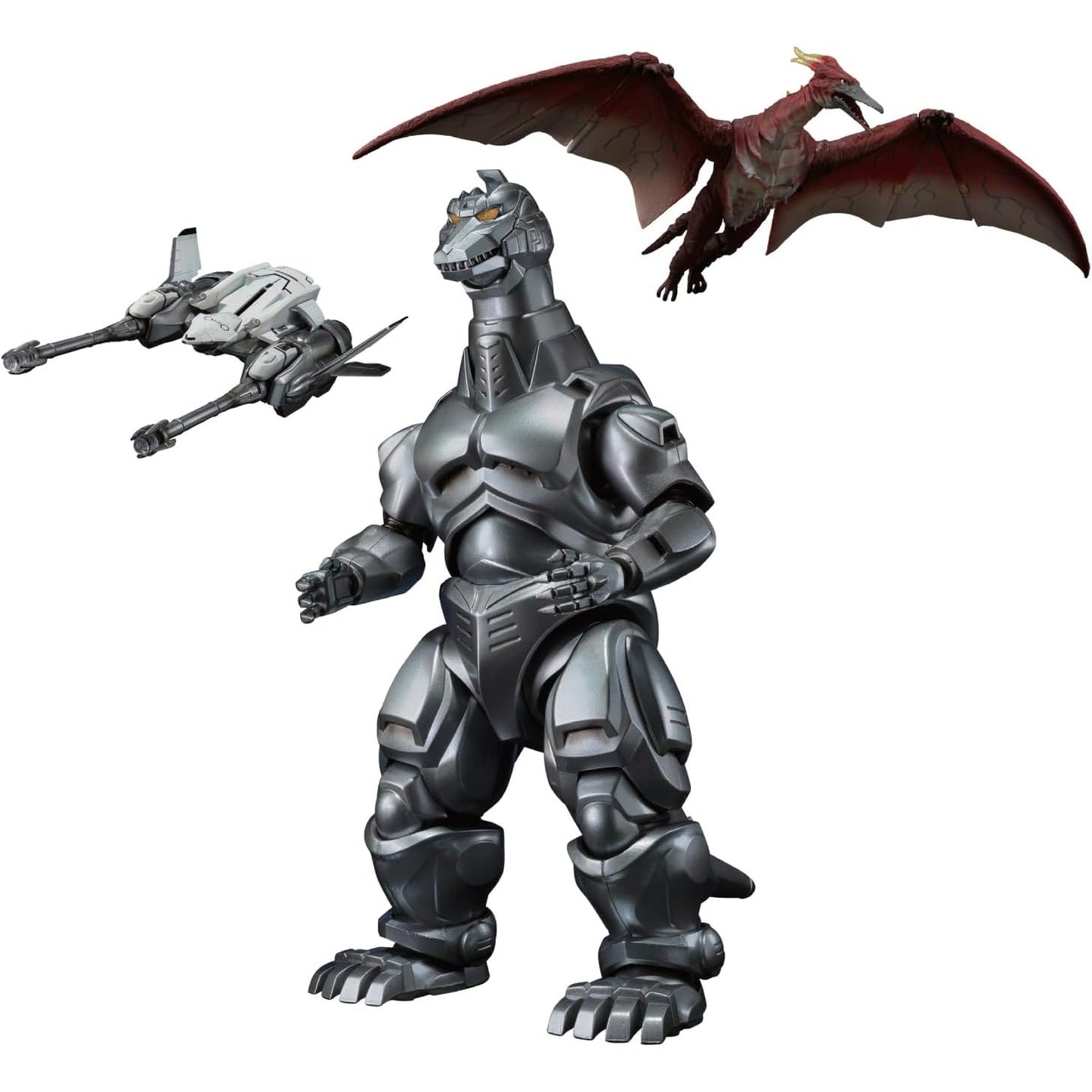 Godzilla vs. Mechagodzilla Mechagodzilla, Garuda & Fire Rodan Makuhari Decisive Battle Ver. Action Figure Set - Bandai Spirits - S.H.MonsterArts