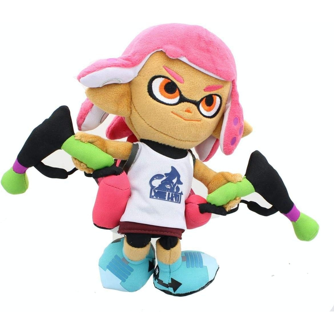 Splatoon Neon Pink Inkling Girl Plush