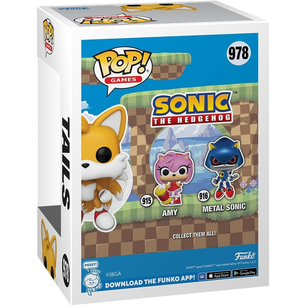 Sonic the Hedgehog Tails Chase Edition Flocked Vinyl Figure - Funko Specialty Series - POP! Games #978