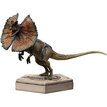 Jurassic Park Icons Dilophosarus Collectible Statue - 3.5" PVC Dinosaur Figure - Iron Studios