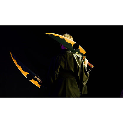 Demon Slayer: Kimetsu no Yaiba Proplica Tengen Uzui's Nichirin Swords Prop Replica - Bandai Spirits - Proplica Line