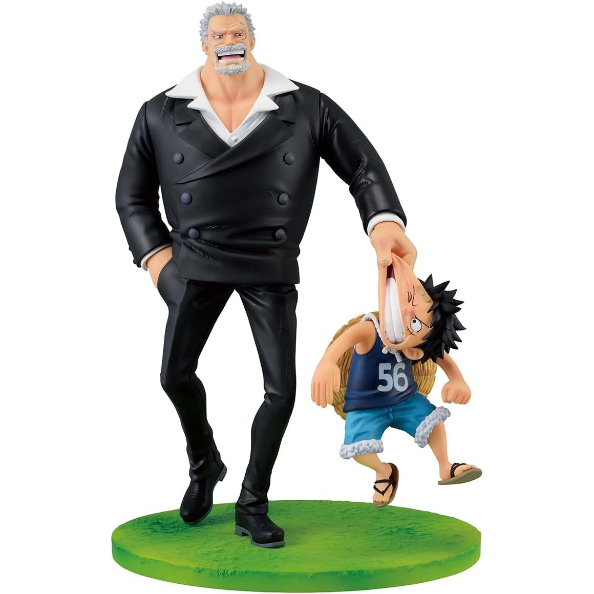 One Piece Monkey D. Garp & Monkey D. Luffy Road to Dawn Figure - Bandai Spirits - Ichibansho Revible Moment