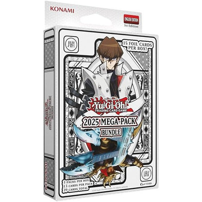 Yu-Gi-Oh! CCG 2025 Mega Pack Bundle - 1 Box: 15 Foil Cards - Konami