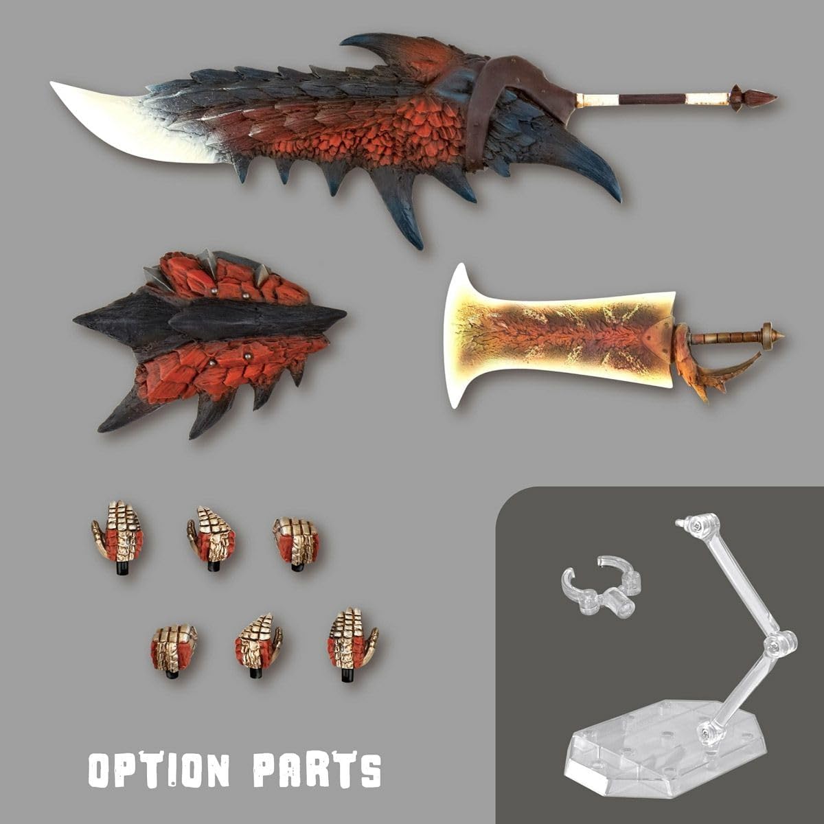 Monster Hunter Male Swordsman Rathalos Armor Set Action Figure - Kaiyodo - Revoltech Amazing Yamaguchi