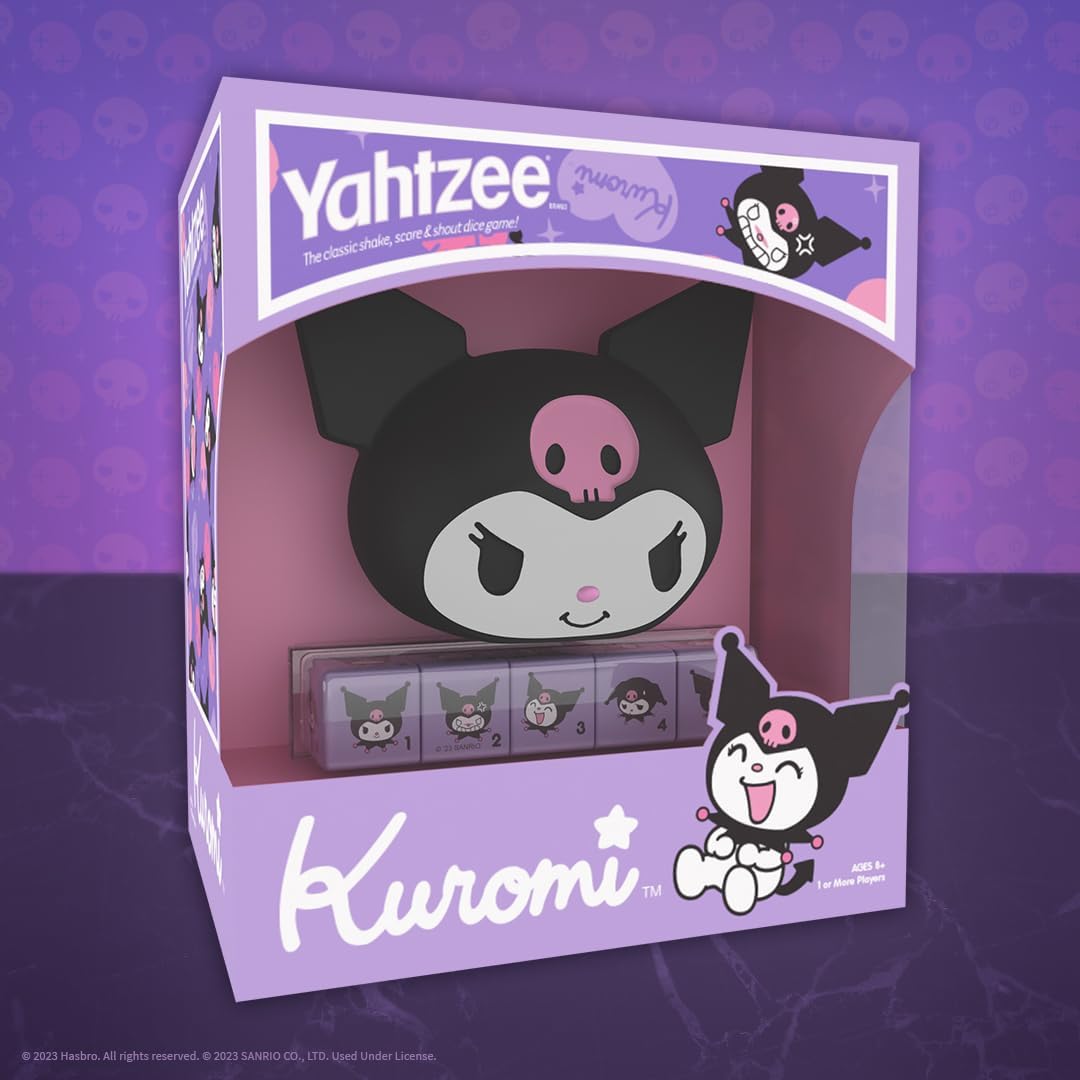 Yahtzee Hello Kitty and Friends Kuromi Dice Game - USAopoly