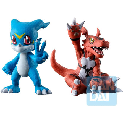 Digimon Adventure Veemon & Guilmon Figure 2-Pack Set - Bandai Spirits Ichibansho