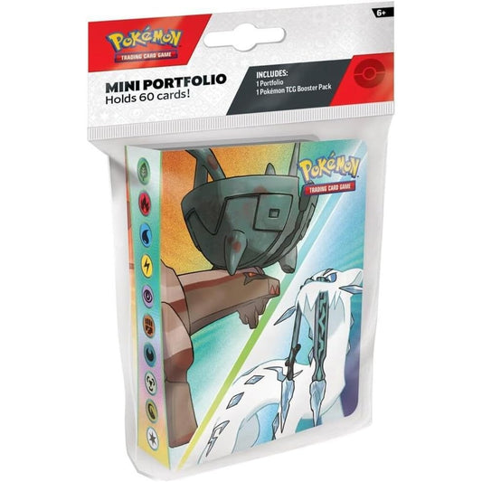 Pokemon TCG Mini Portfolio Album - Holds 60 Cards, Includes Booster Pack