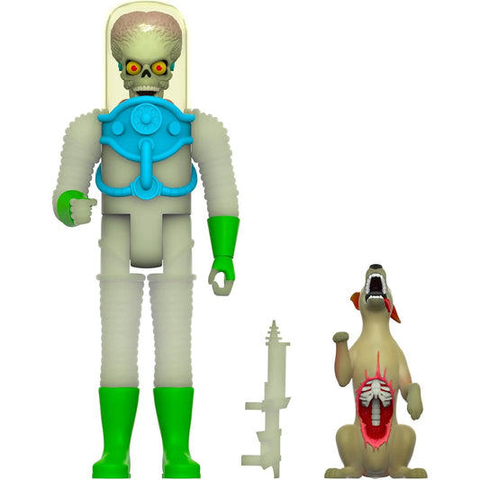 Mars Attacks Martian Destroying a Dog #36 Glow in the Dark Action Figure - Super7 - ReAction