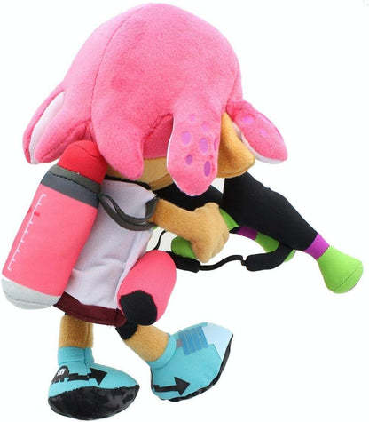 Splatoon Neon Pink Inkling Girl Plush