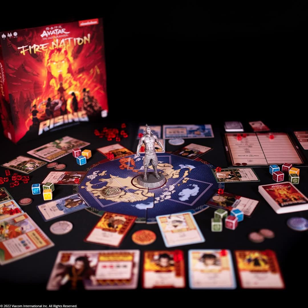 Avatar: The Last Airbender: Fire Nation Rising Co-op Board Game - USAopoly