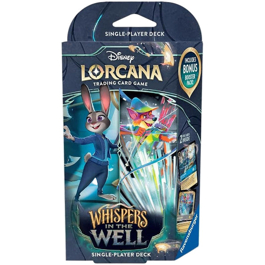 Disney Lorcana TCG: Whispers in the Well Sapphire & Steel Starter Deck - Ravensburger