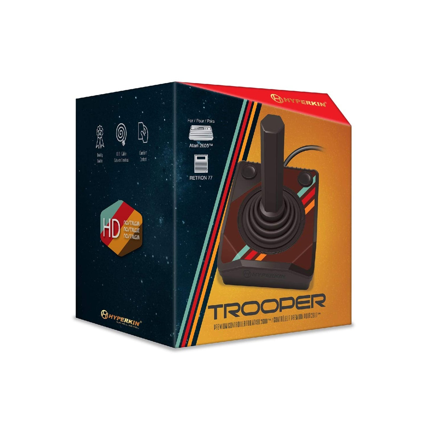 Trooper Premium Joystick Controller - Atari 2600 / RetroN 77 - Hyperkin
