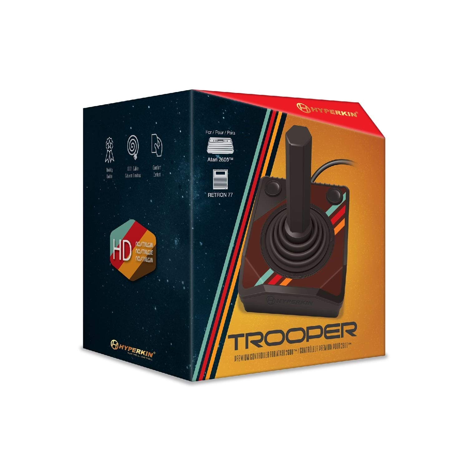 Trooper Premium Joystick Controller - Atari 2600 / RetroN 77 - Hyperkin