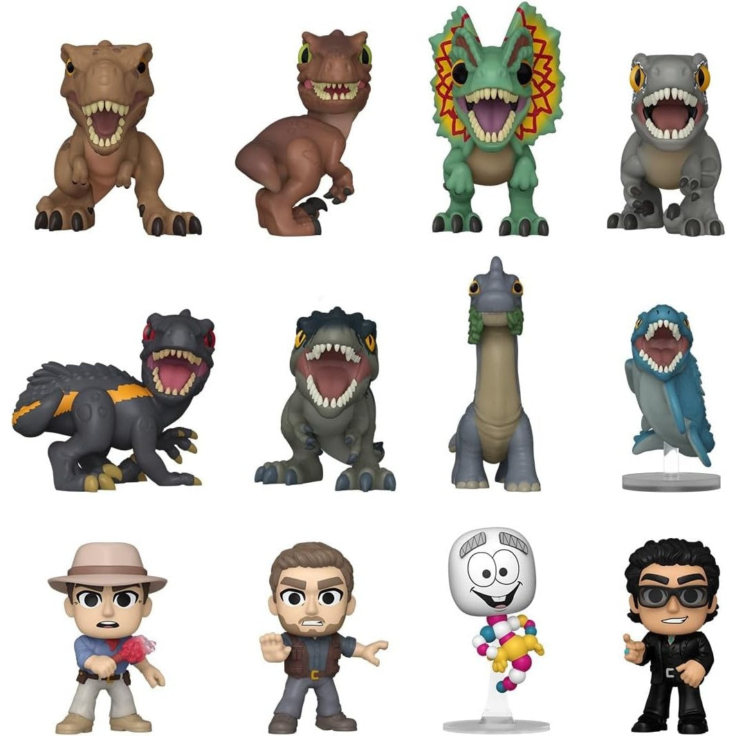 Jurassic World Mystery Minis Blind Box - 1 Random Figure, 12 Possible - Funko