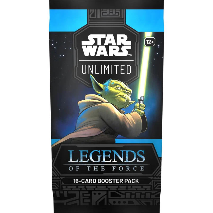 Star Wars: Unlimited TCG Legends of the Force Booster Pack - 16 Cards - Fantasy Flight Games