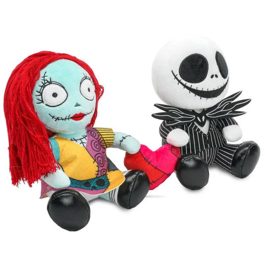 The Nightmare Before Christmas Jack & Sally with Heart Plush - Kidrobot - Phunny Line