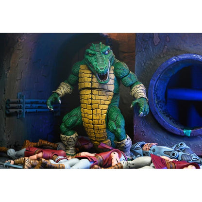 Teenage Mutant Ninja Turtles Leatherhead Deluxe Action Figure - NECA - Mirage Comics