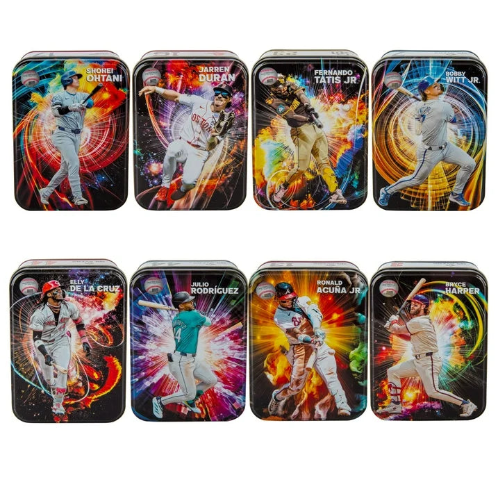 2025 Baseball Championship Collector Tin - 4 Packs + Bonus Card - MJ Holding