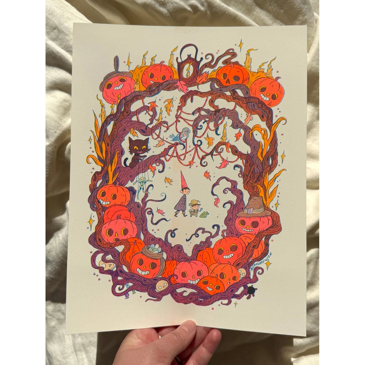 Ain’t That Just The Way - Over the Garden Tribute Riso Print - by Natalie Andrewson