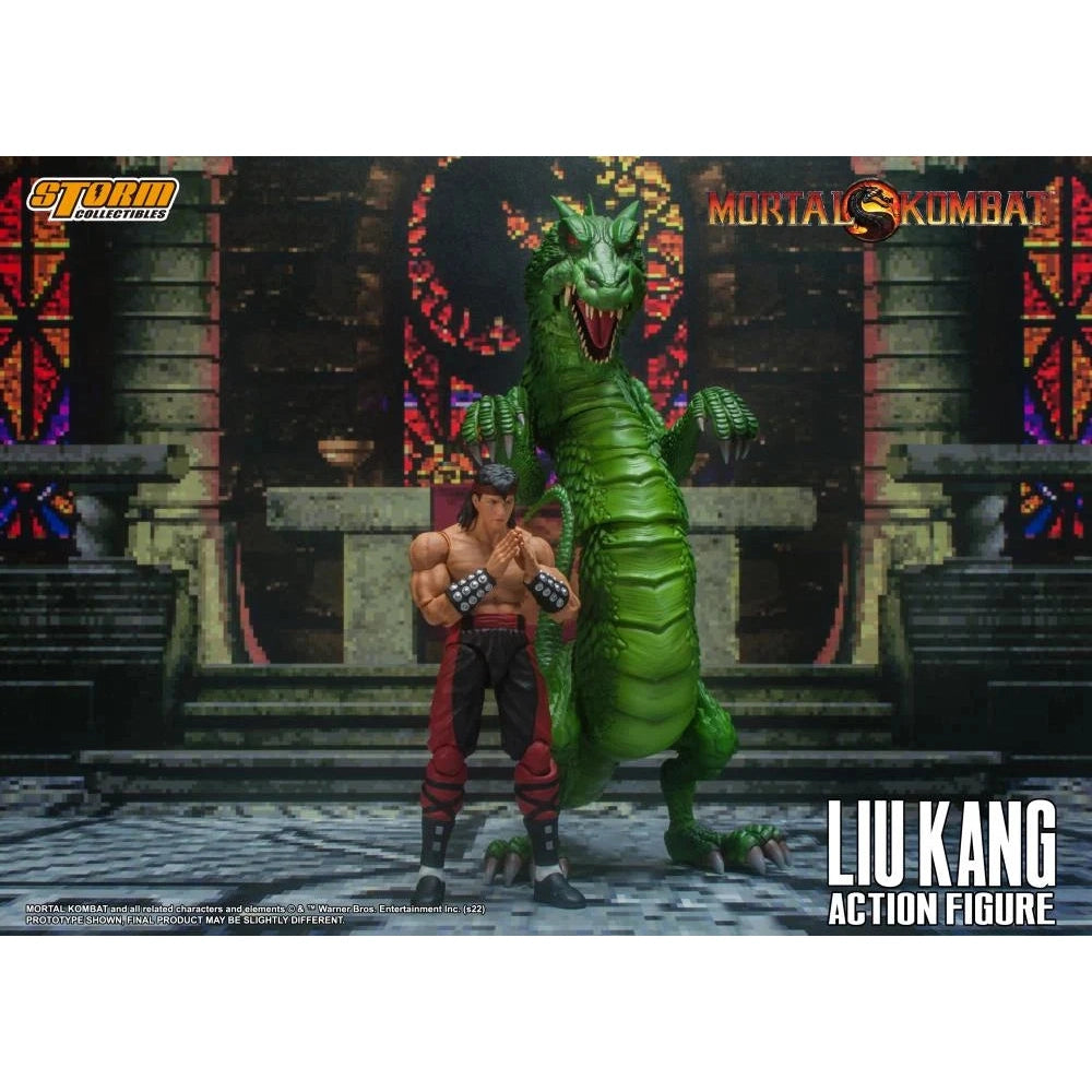 Mortal Kombat Liu Kang vs. Dragon 1/12 Scale Action Figure Set - Storm Collectibles - VS Series