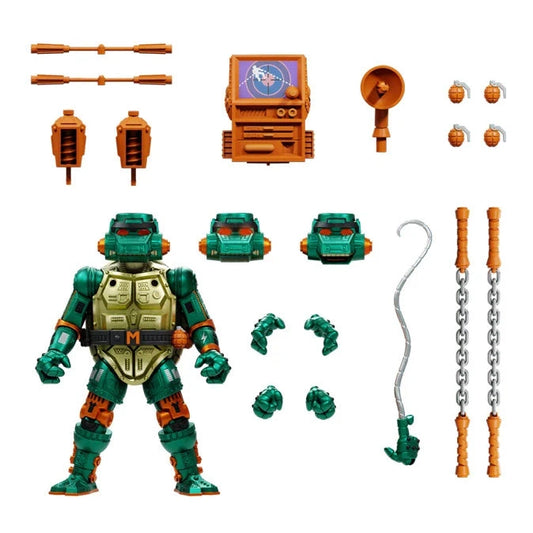 Teenage Mutant Ninja Turtles Warrior Metalhead Michelangelo Action Figure - Super7 ULTIMATES!