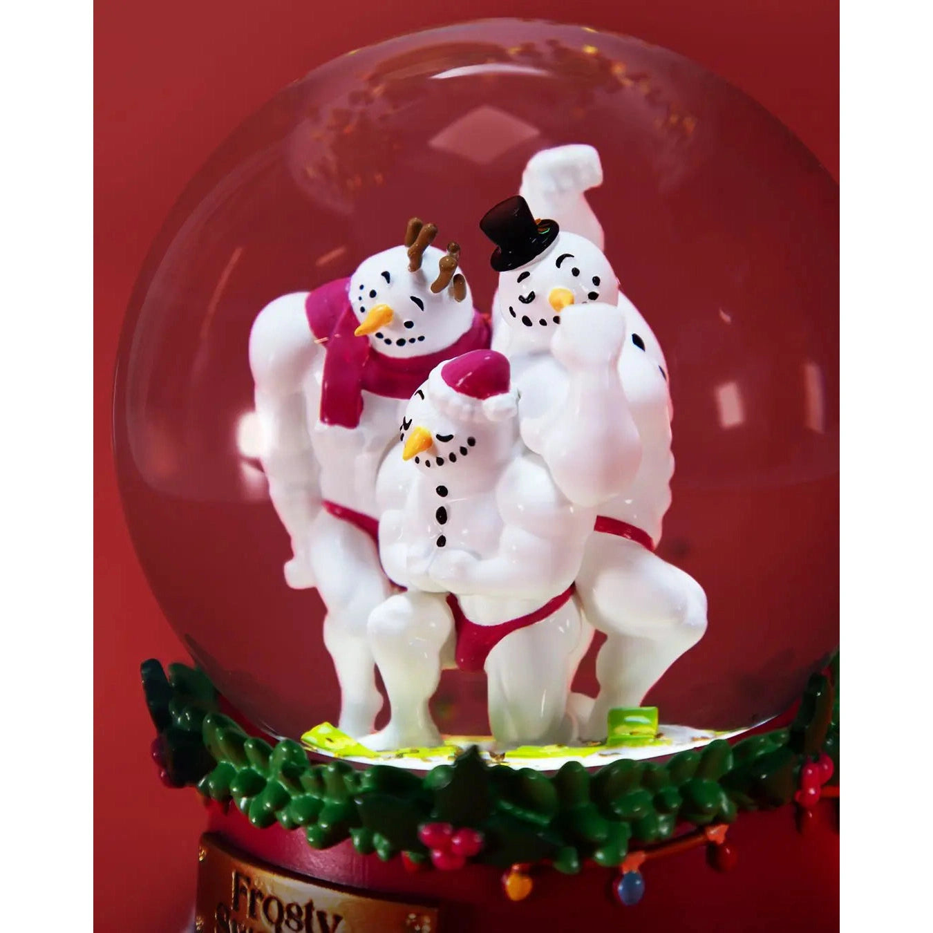 Frosty the Swolmen Limited Edition Snowglobe - Mighty Jaxx Intergalactic