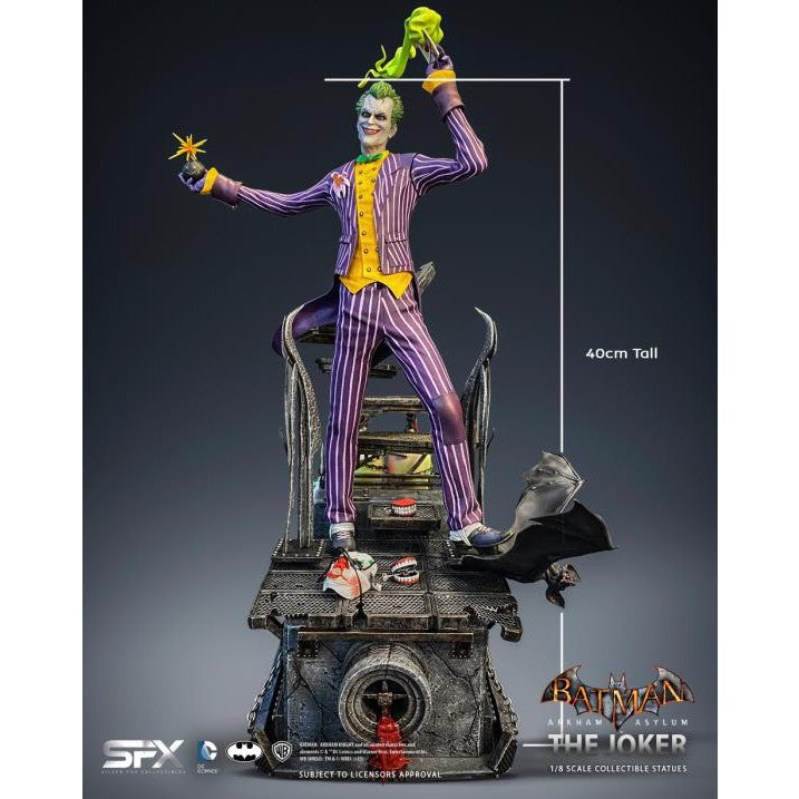 Batman: Arkham Asylum The Joker 1/8 Scale Polystone Statue Figure - Silver Fox Collectibles - Limited Edition of only 500!