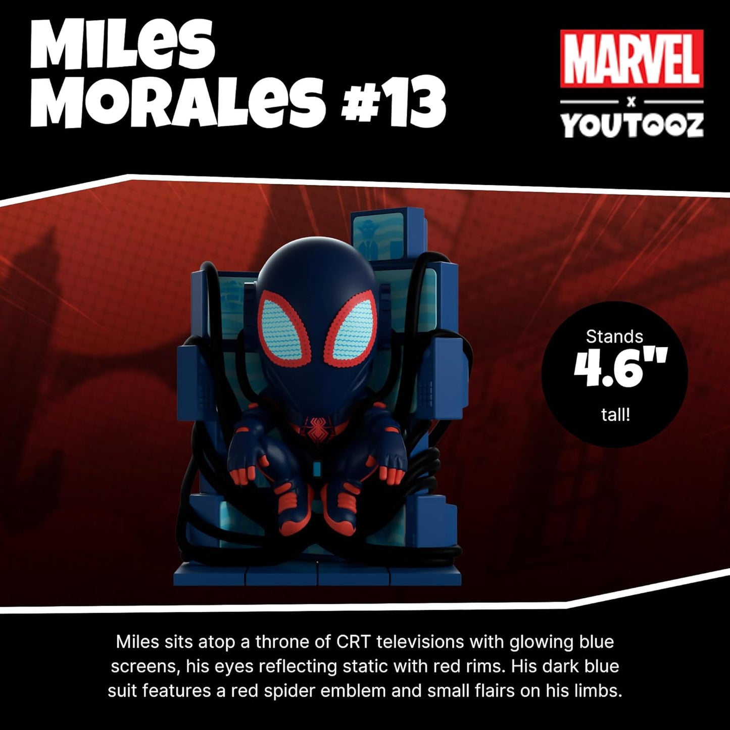 Spider-Man: Miles Morales #13 Vinyl Figure - Youtooz Marvel Comics Collection #4