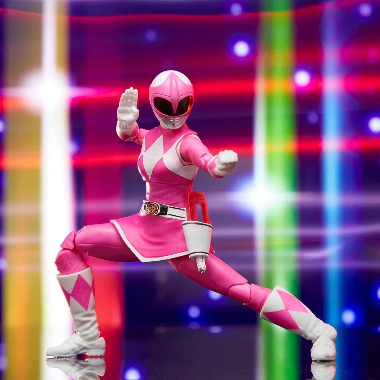 Power Rangers Mighty Morphin Pink Ranger 6" Deluxe Action Figure - Hasbo Lightning Collection