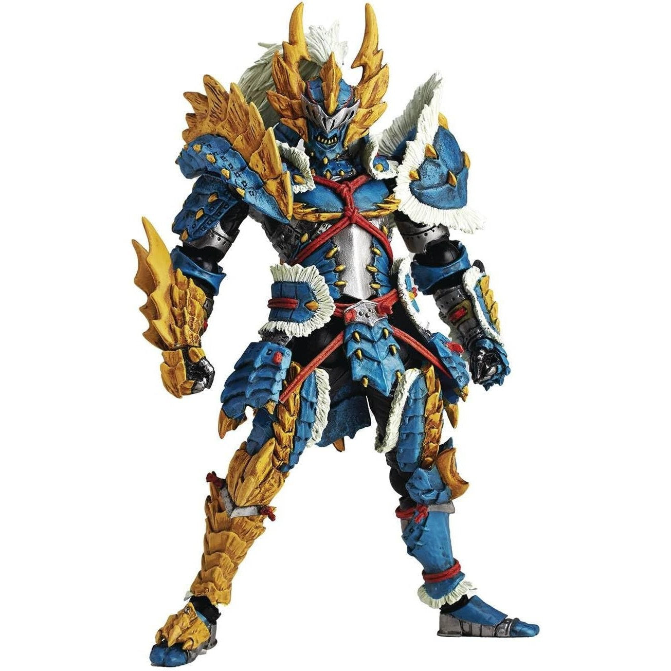 Monster Hunter Swordsman Zinogre Armor Set Action Figure - Kaiyodo - Revoltech Amazing Yamaguchi