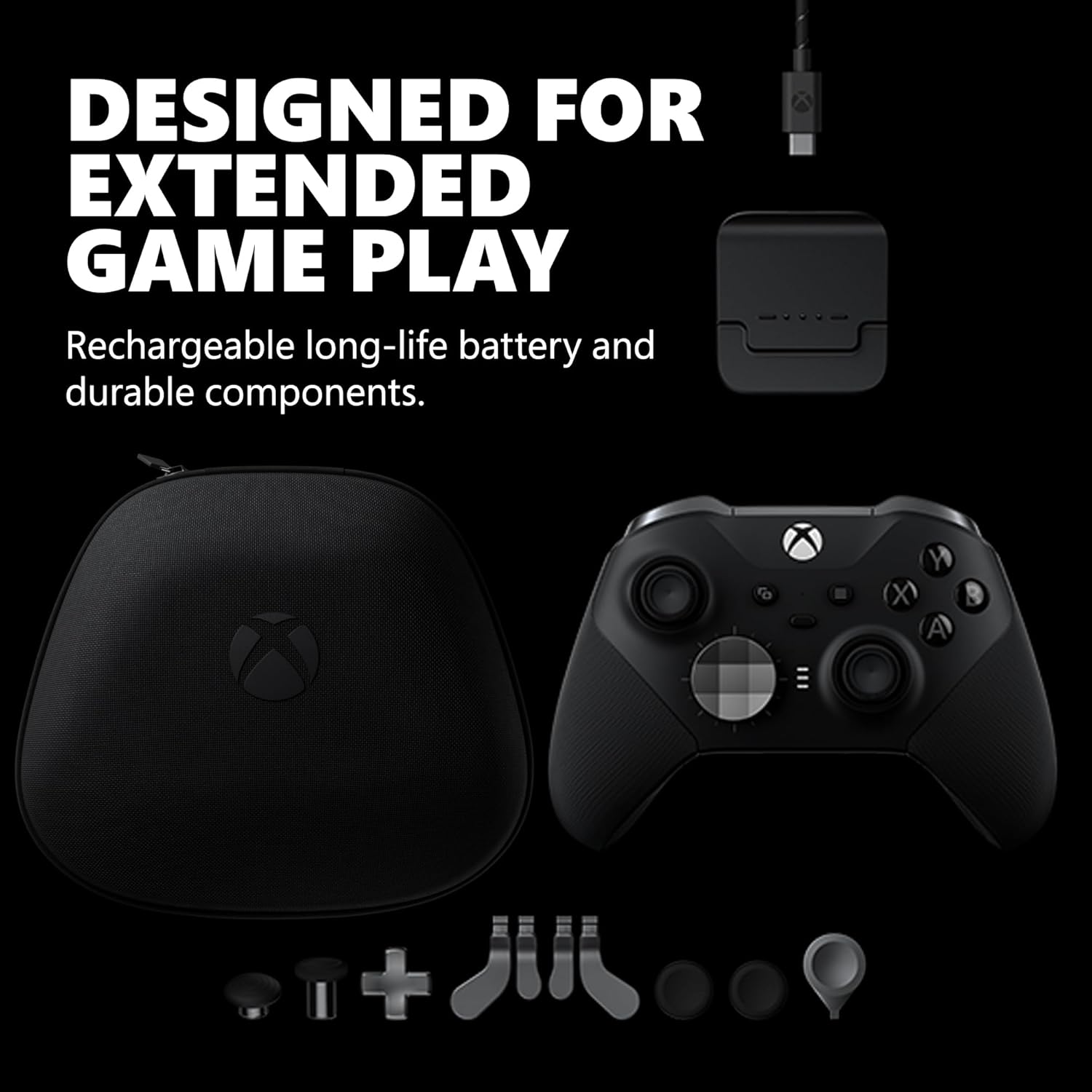 Xbox Elite Series 2 Wireless Controller Black - Xbox Series X|S, Xbox One, PC, etc. - Microsoft