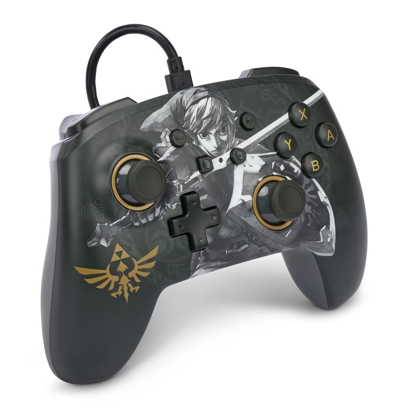 The Legend of Zelda Battle-Ready Link Enhanced Wired Controller - Nintendo Switch - PowerA