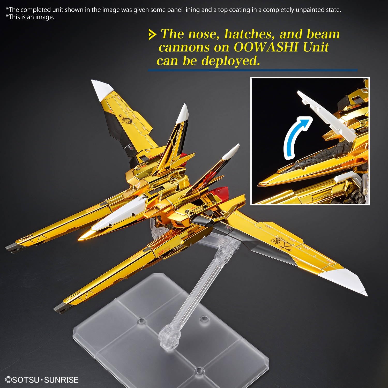 Mobile Suit Gundam SEED Destiny RG ORB-01 Akatsuki Gundam Oowashi Unit 1/144 Scale Model Kit - Bandai Spirits