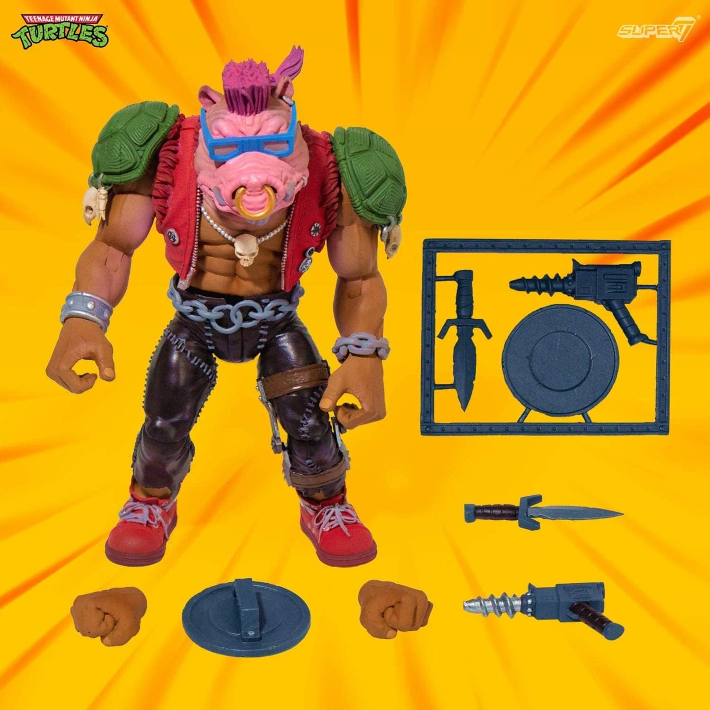 Teenage Mutant Ninja Turtles Bebop Action Figure - Super7 TMNT ULTIMATES! Wave 7