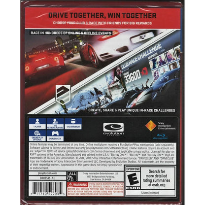 DriveClub - PlayStation 4 - PlayStation Hits