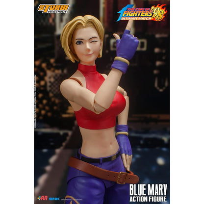 The King of Fighters '98 Blue Mary 1/12 Scale Action Figure - Storm Collectibles