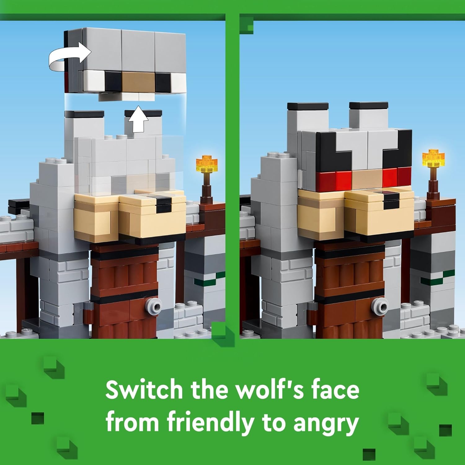Minecraft The Wolf Stronghold Building Toy - LEGO #21261