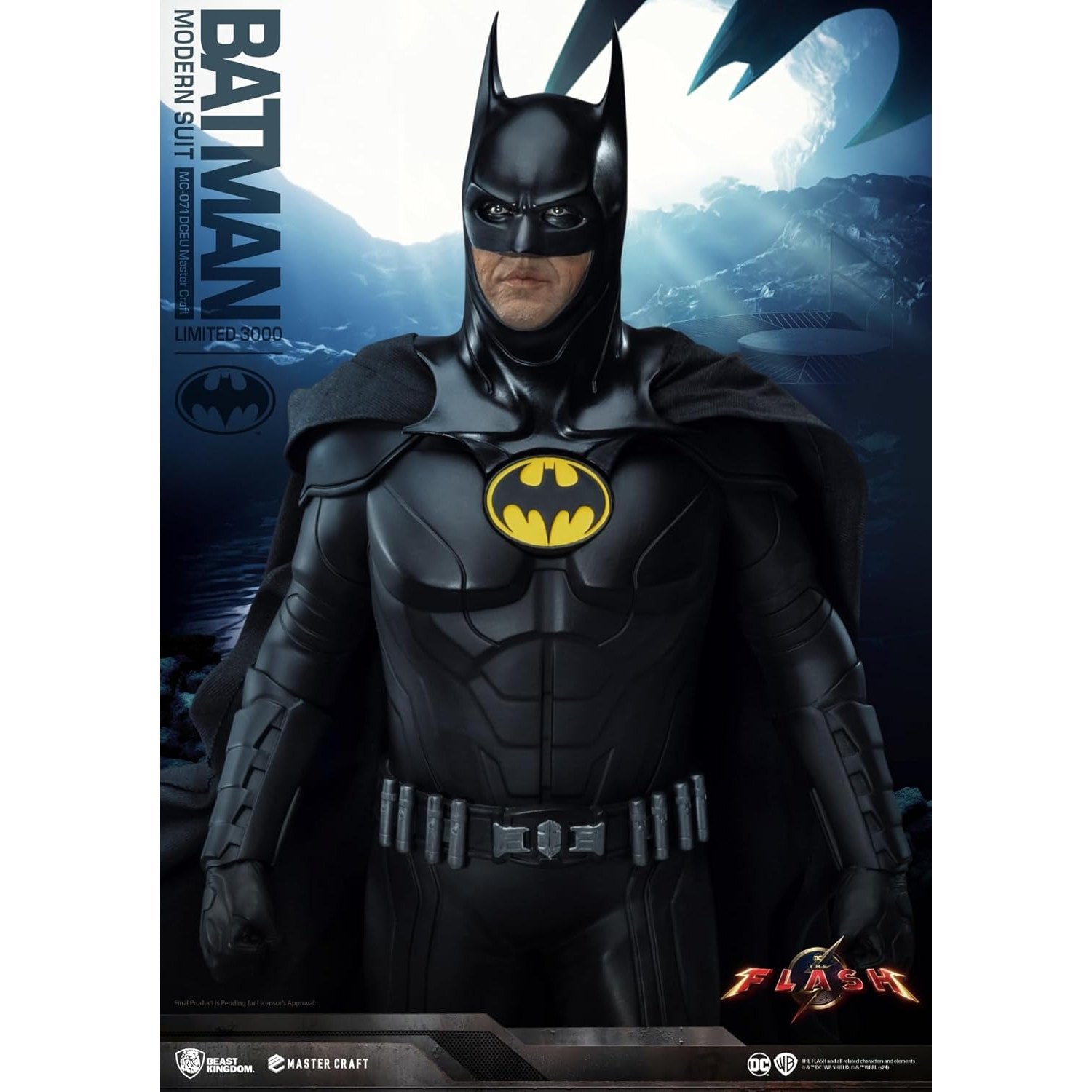 The Flash 2023 Batman Modern Suit Limited Edition Statue - Beast Kingdom - Master Craft MC-071