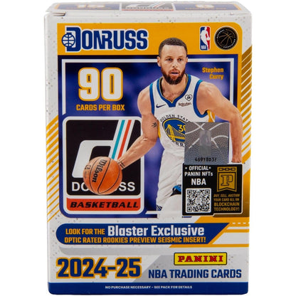2024-25 Donruss NBA Basketball Blaster Box - 6 Packs, 90 Cards - Panini