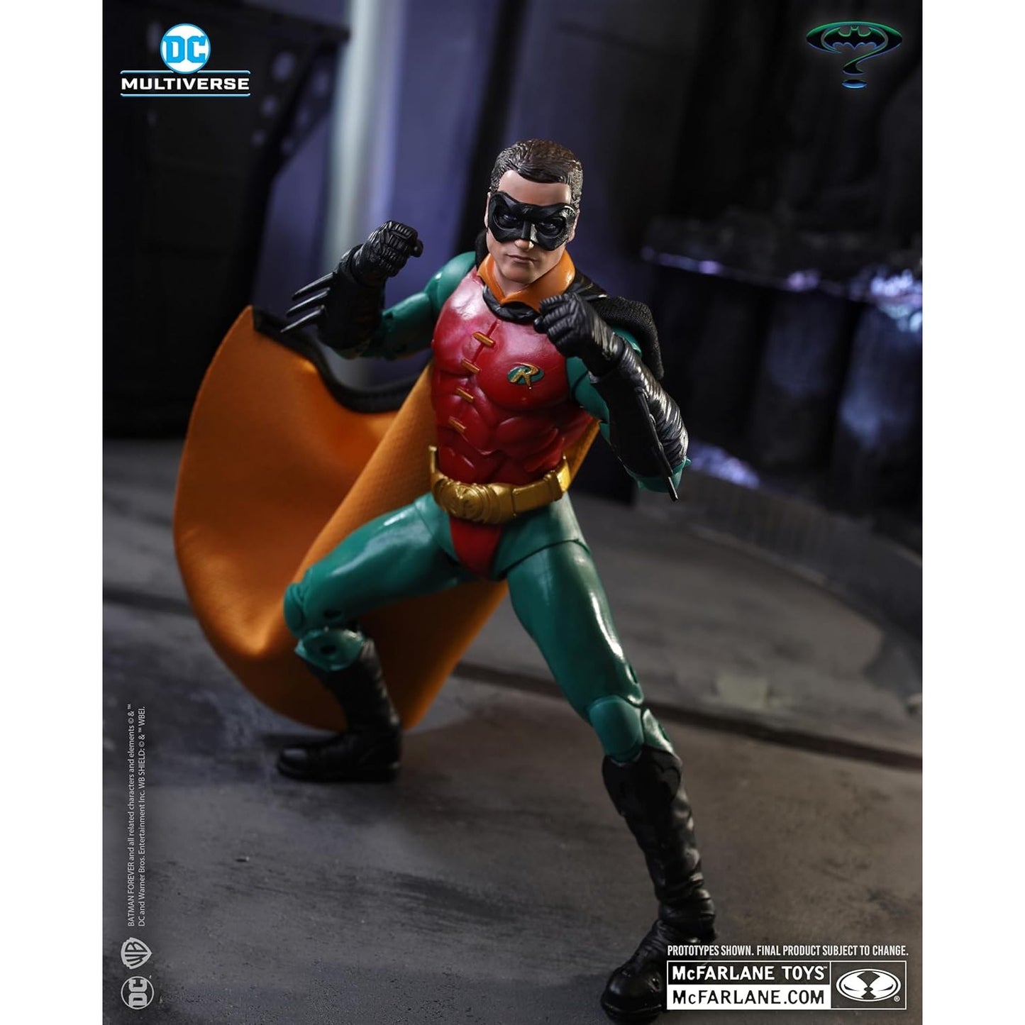 DC Multiverse Batman Forever Robin Action Figure - McFarlane Toys - Nightmare Bat CTB