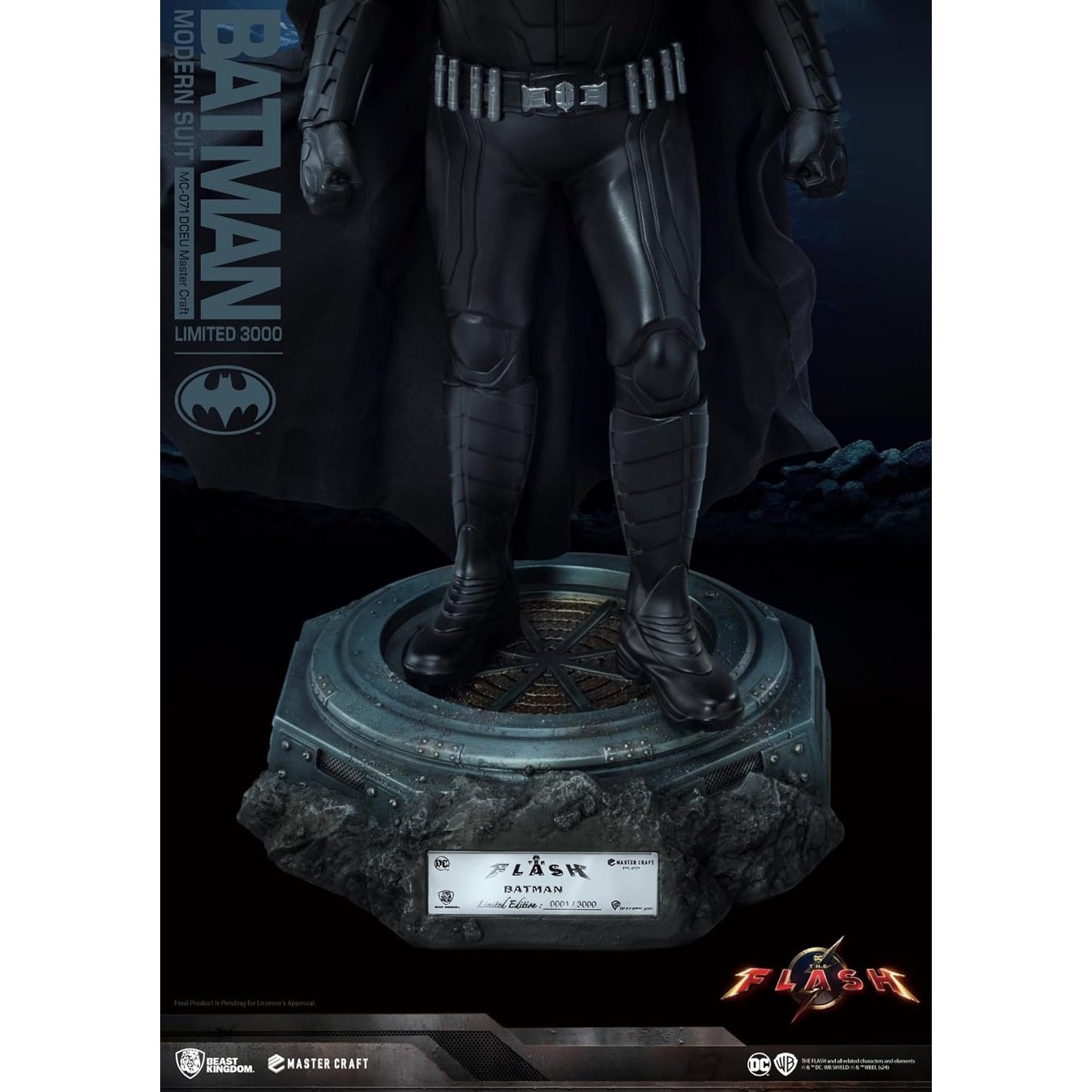 The Flash 2023 Batman Modern Suit Limited Edition Statue - Beast Kingdom - Master Craft MC-071