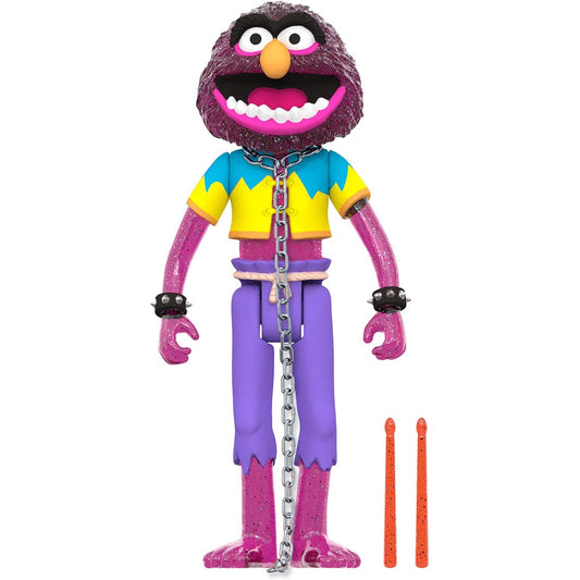 The Muppets Electric Mayhem Band Animal Glitter Figure - Super7 - ReAction