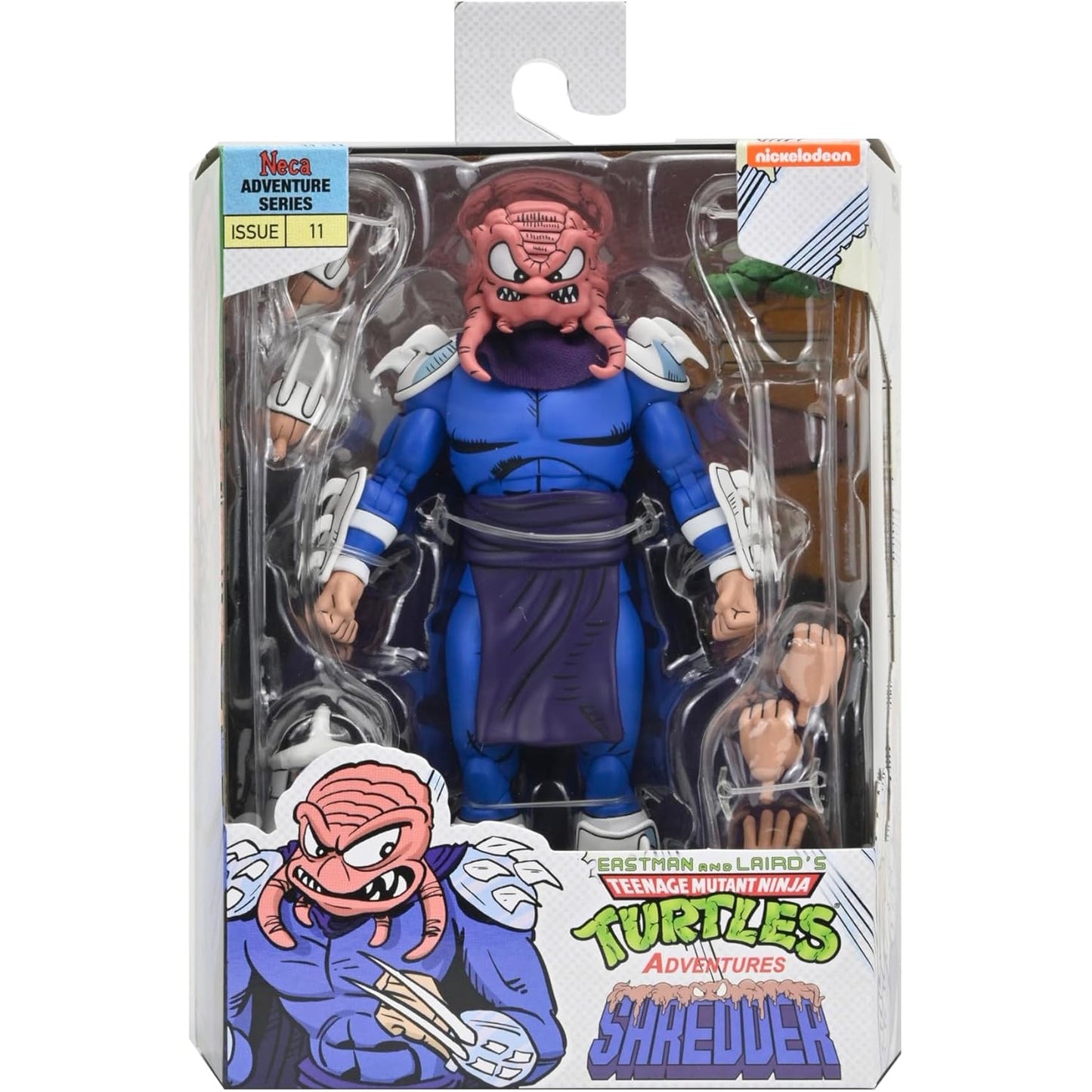 Teenage Mutant Ninja Turtles Adventures Krang/Shredder 7” Scale Action Figure - NECA - Archie Comics