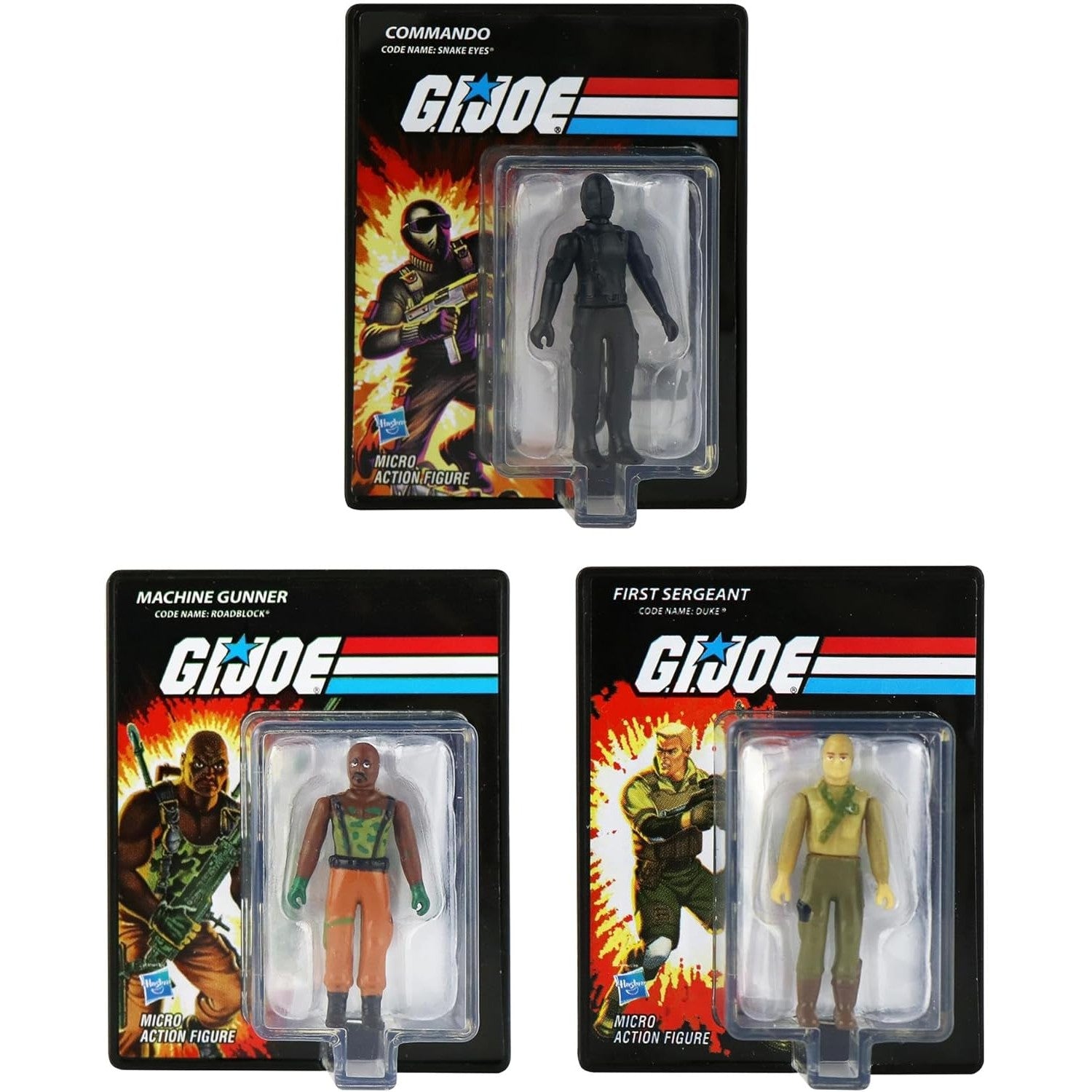 G.I. Joe vs. Cobra Micro Action Figure - 1 Random Character, 3 Possible - World's Smallest