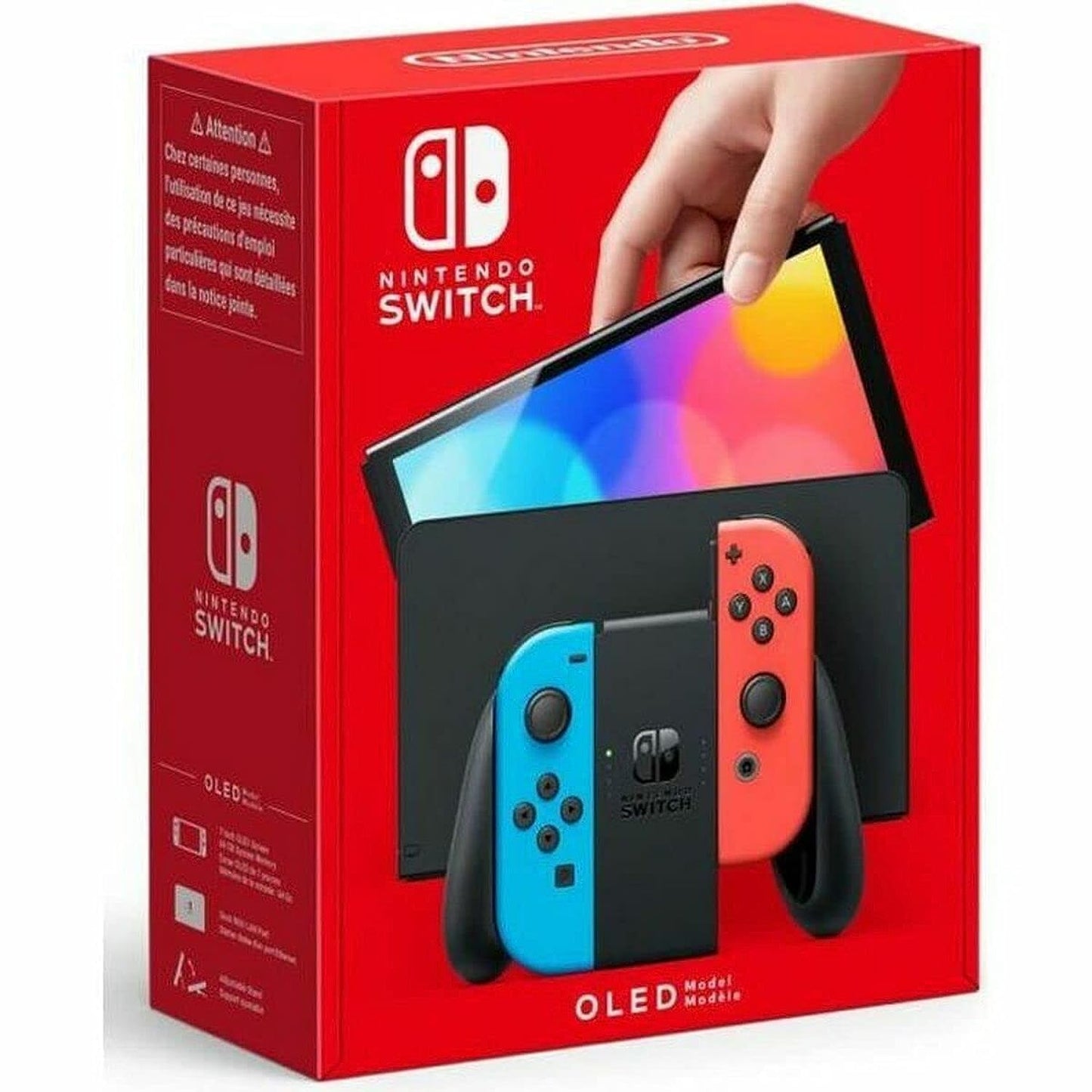 Nintendo Switch OLED Model Console - Neon Red & Blue Joy-Cons - Nintendo