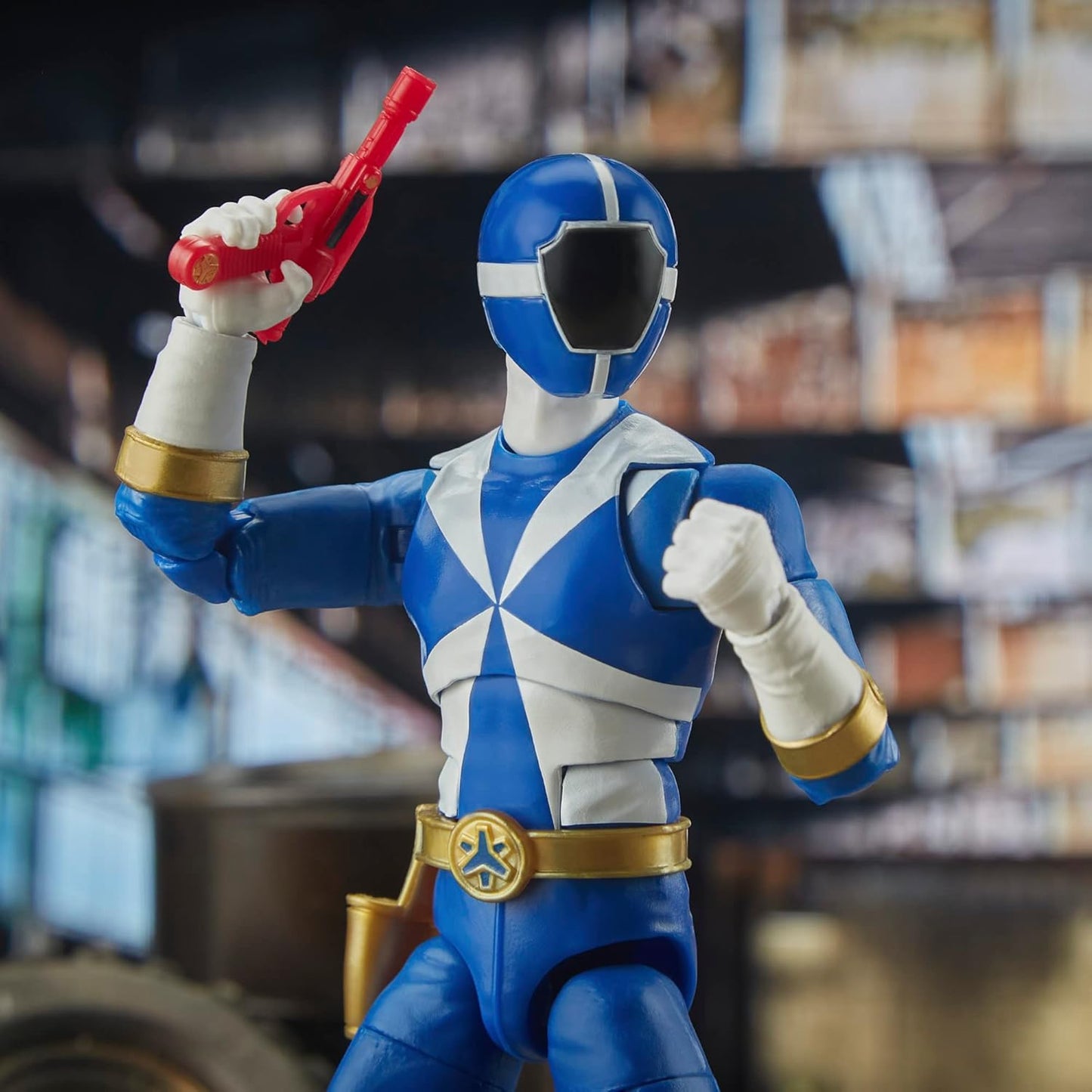 Power Rangers Lightspeed Rescue Blue Ranger Action Figure - Hasbro - Lightning Collection