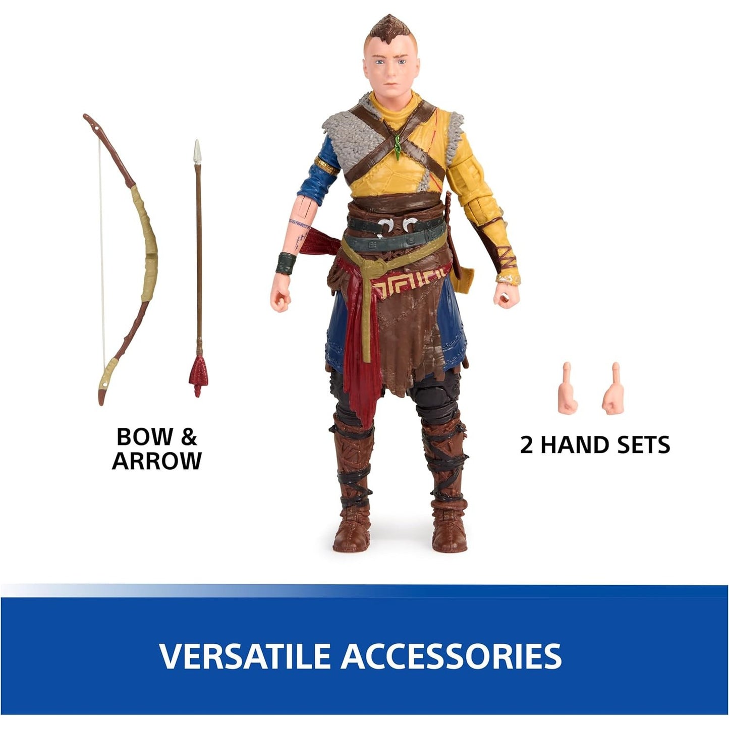 God of War: Ragnarok Atreus Survival Garb 6" Action Figure - Spin Master Ltd. Shapes Collection