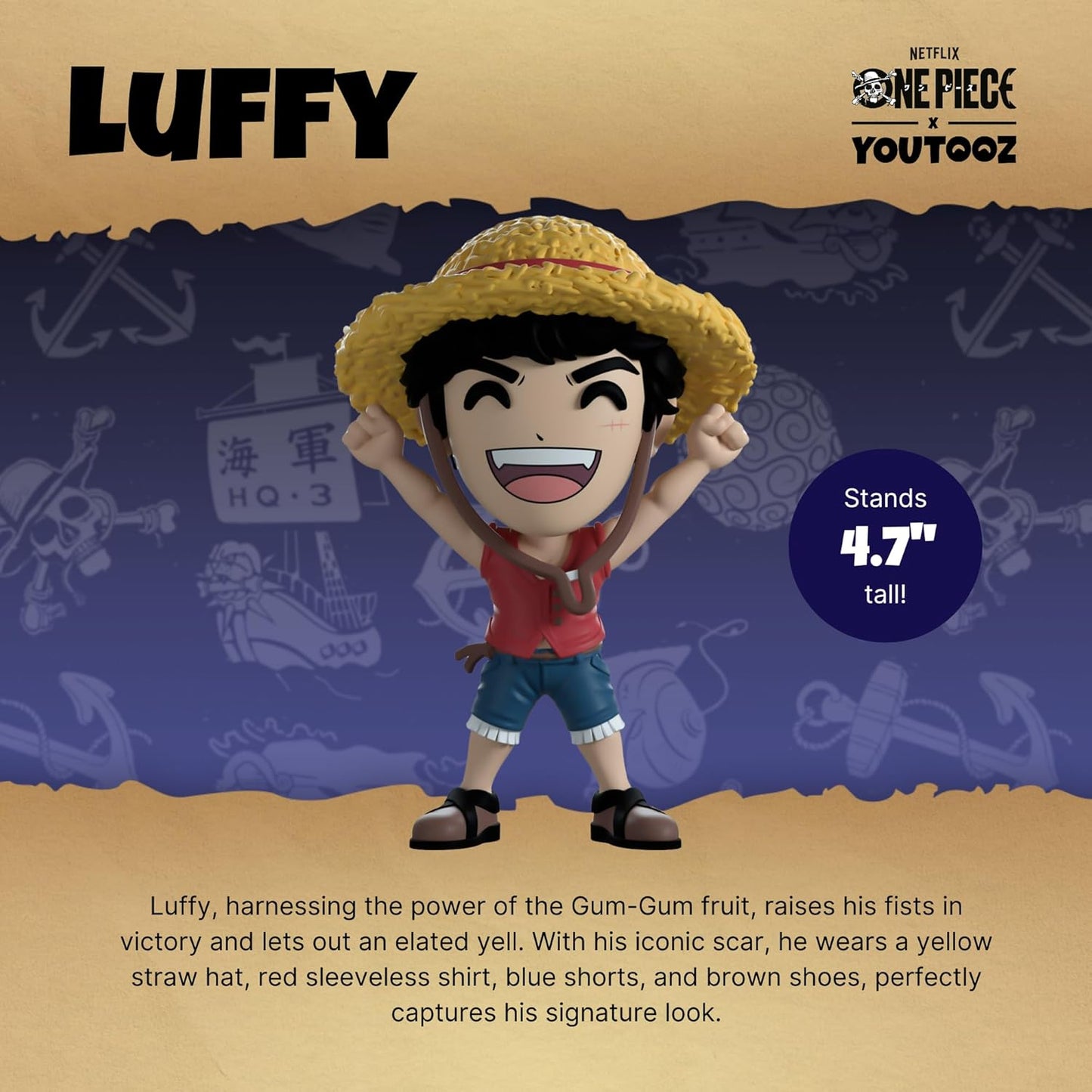 One Piece Luffy Figure - Youtooz - One Piece Collection #0